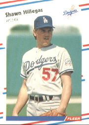 1988 Fleer Baseball Cards      519     Shawn Hillegas